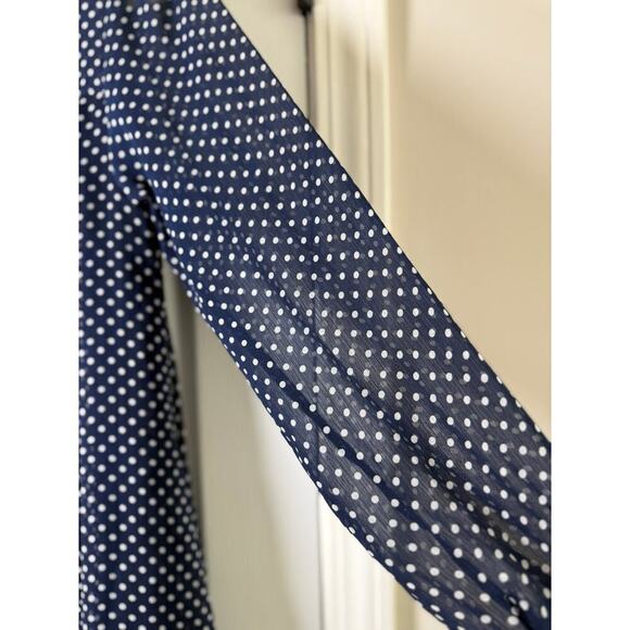 Anthropologie 11.1 Tylho Isla Chiffon Women’s Polka Dot Dress size Small - Picture 10 of 10